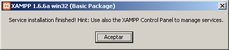XAMPP - instalado